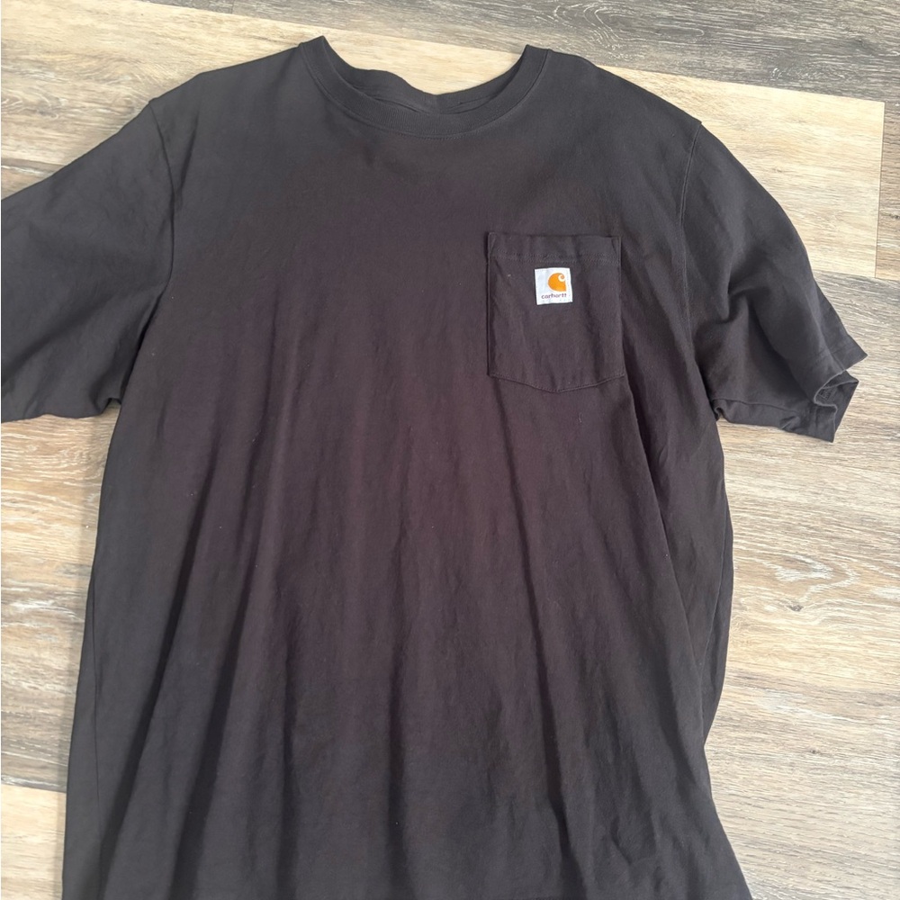 Carhartt Men's Classic Black Tee with Pocket